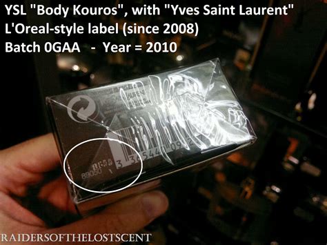 2013 batch ysl cologne|ysl opium batch code.